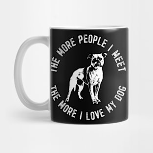 American Bulldog funny gift Shirt Mug